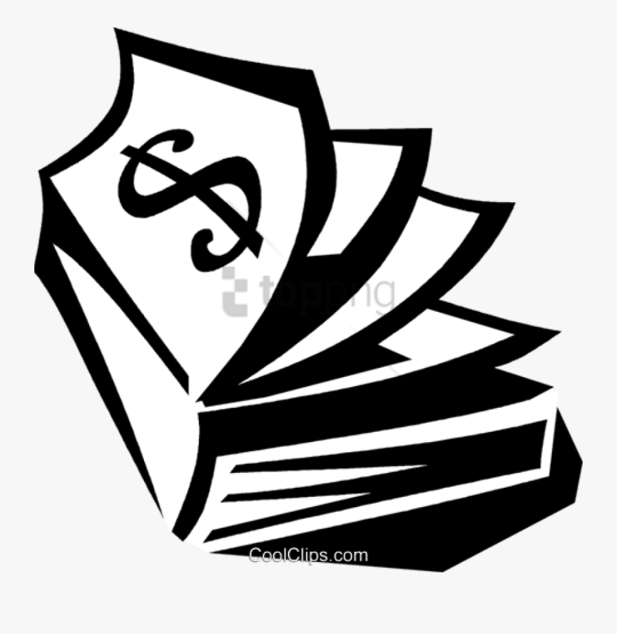 Money Book Royalty Free Vector Clip Art Illustration - Money Book Clipart, Transparent Clipart