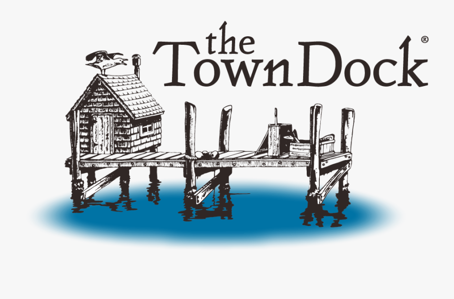 The Town Dock - Town Dock Logo, Transparent Clipart