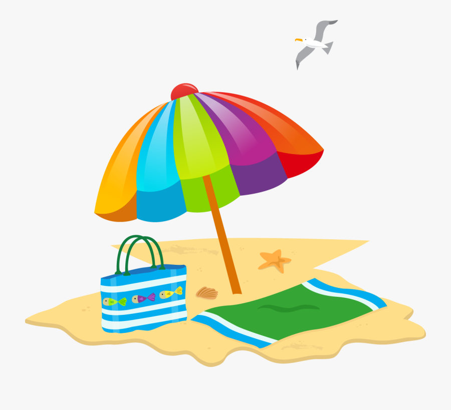 Day Clipart Beach - Beach Summer Day Clipart, Transparent Clipart