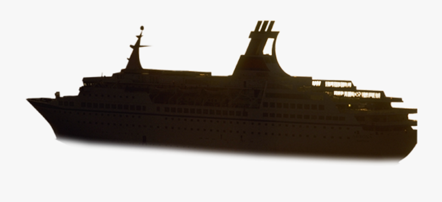 Clip Art Dock Silhouette - Silueta De Un Barco Gigante, Transparent Clipart
