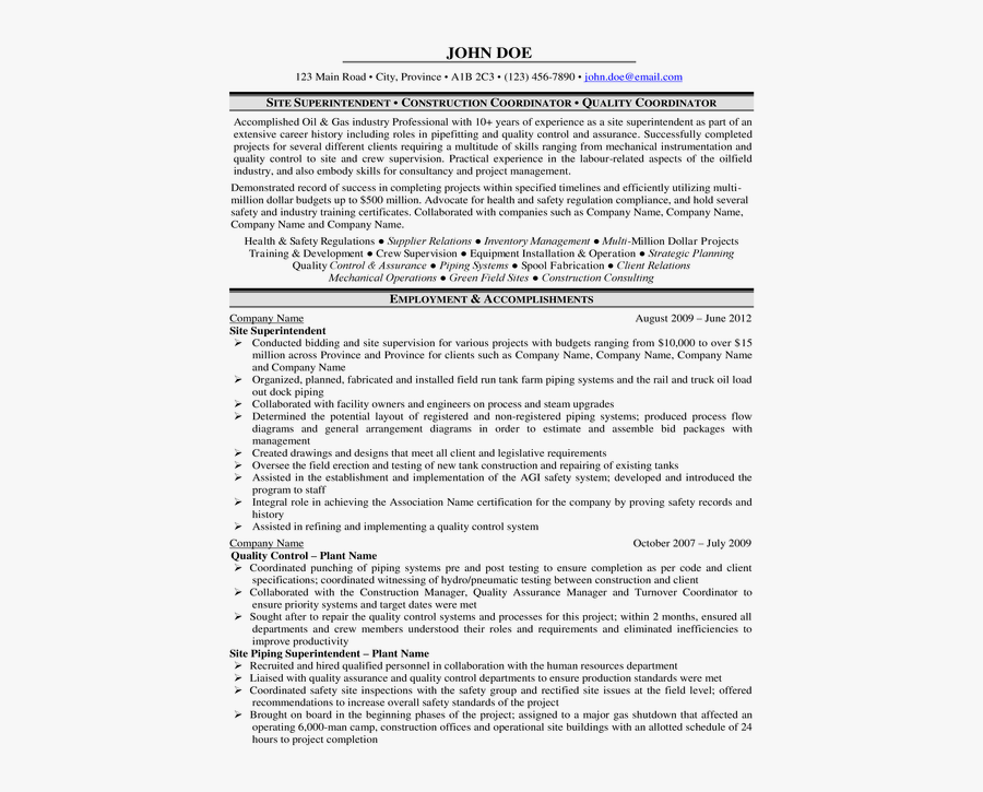 Clip Art Supervisor Sample Lifestyle Pinterest - Résumé, Transparent Clipart