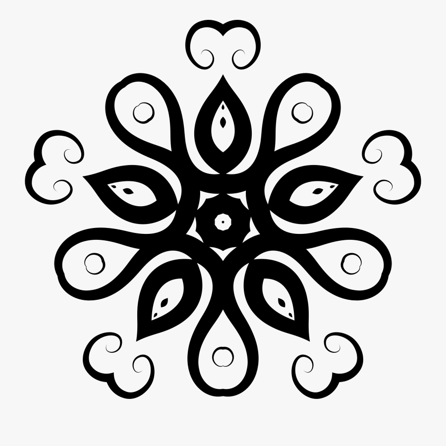 This Free Icons Png Design Of Floral Shape - Floral Shape Png, Transparent Clipart