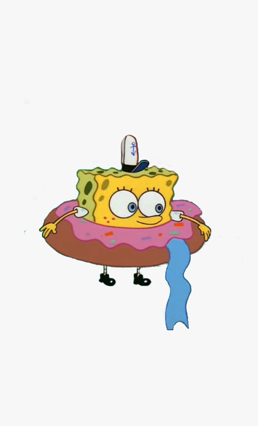 #sponge #bob #spongebob #spongebobsquarepants #aeshetic - Spongebob Donut Transparent, Transparent Clipart