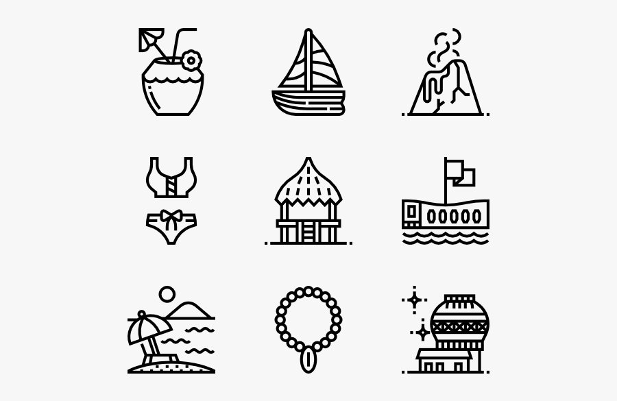 Hawaii, Transparent Clipart