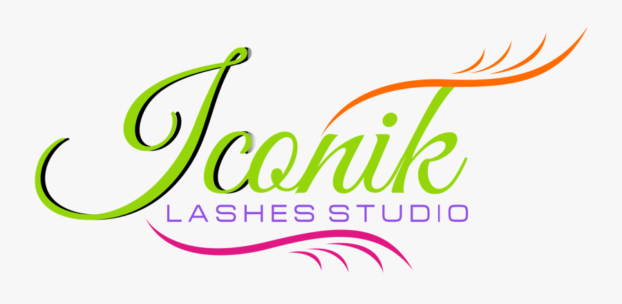 Iconik Lashes Studio - Calligraphy, Transparent Clipart