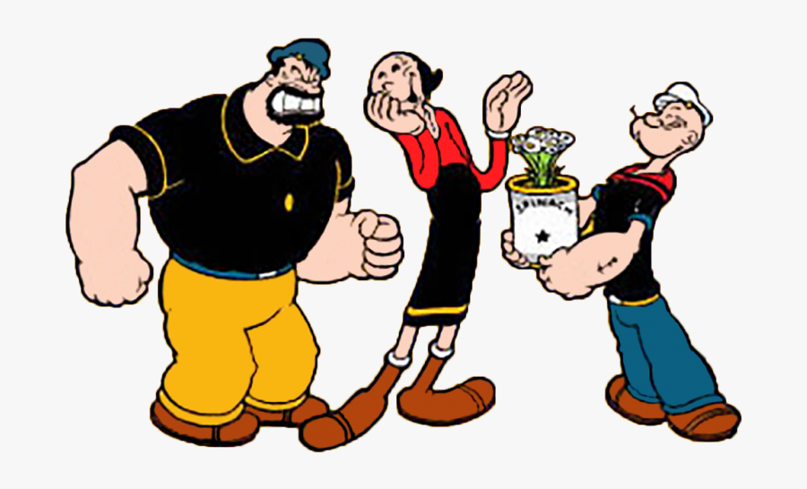 Present Trust, Future Trust - Popeye The Sailor Man And His Wife, Transparent Clipart