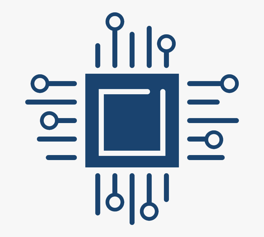 Computer Chip Icon - Industrial Value Chain Initiative, Transparent Clipart