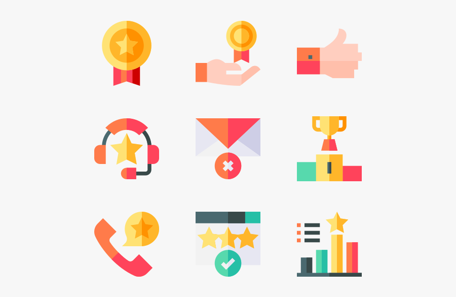 Rating Validation - Events Icon Flat, Transparent Clipart