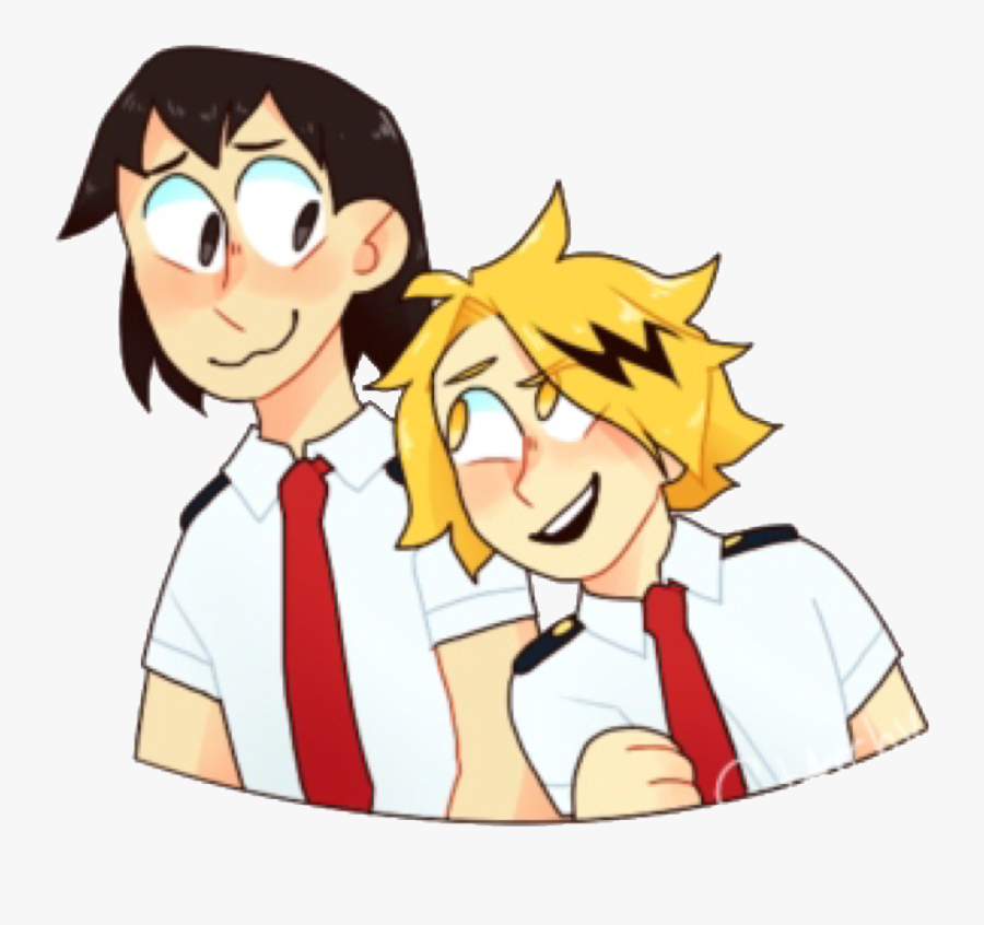 On My Opinion This Is So Cute - Hanta Sero And Kaminari, Transparent Clipart