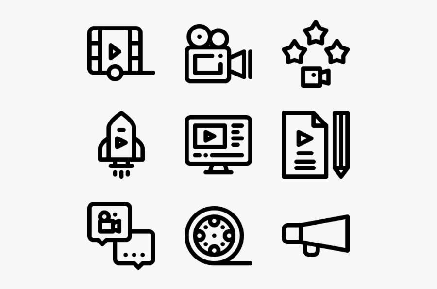 Movie Trailer - Concert Icon, Transparent Clipart