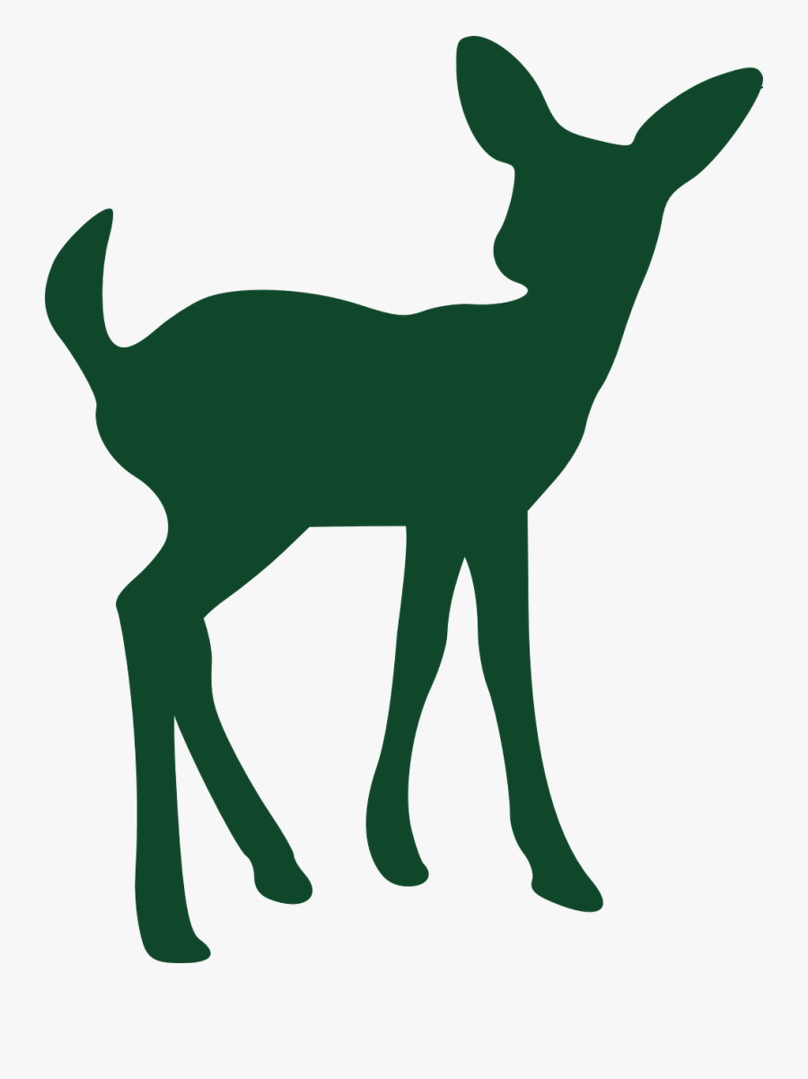 Free Vector Graphic - Baby Deer Silhouette, Transparent Clipart