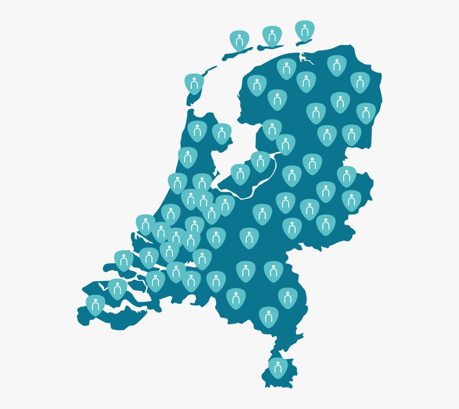 Map - Netherlands, Transparent Clipart