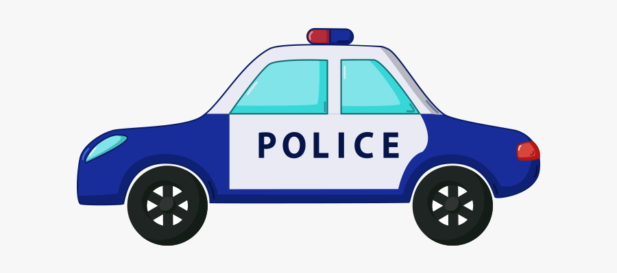 Police Car Cartoon Royalty-free - Police Car Cartoon Transparent Background, Transparent Clipart