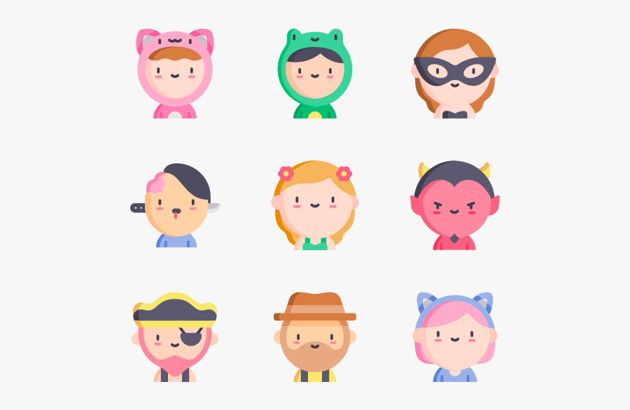 Costume Party, Transparent Clipart