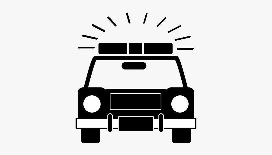Police Car Icon Png, Transparent Clipart