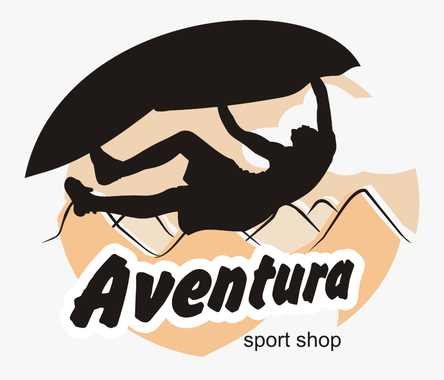 Aventura - Transparent Png Girl Rock Climbing Silhouette, Transparent Clipart