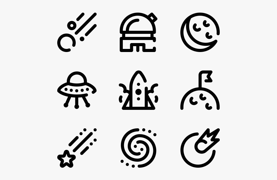 Space - Icon, Transparent Clipart