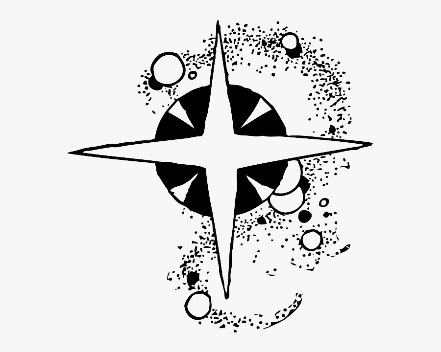 Outline, Star, Space, Decoration, Quad, Wars, Planets - Old Fairy Tale Pages, Transparent Clipart