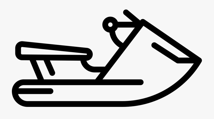 Jetski Facing Right - Personal Watercraft, Transparent Clipart