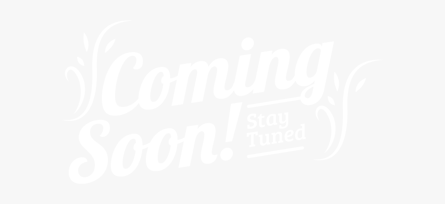 New Jetski Coming Soon White - Calligraphy, Transparent Clipart