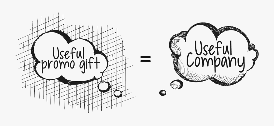 Thought Bubbles Sketch, Transparent Clipart