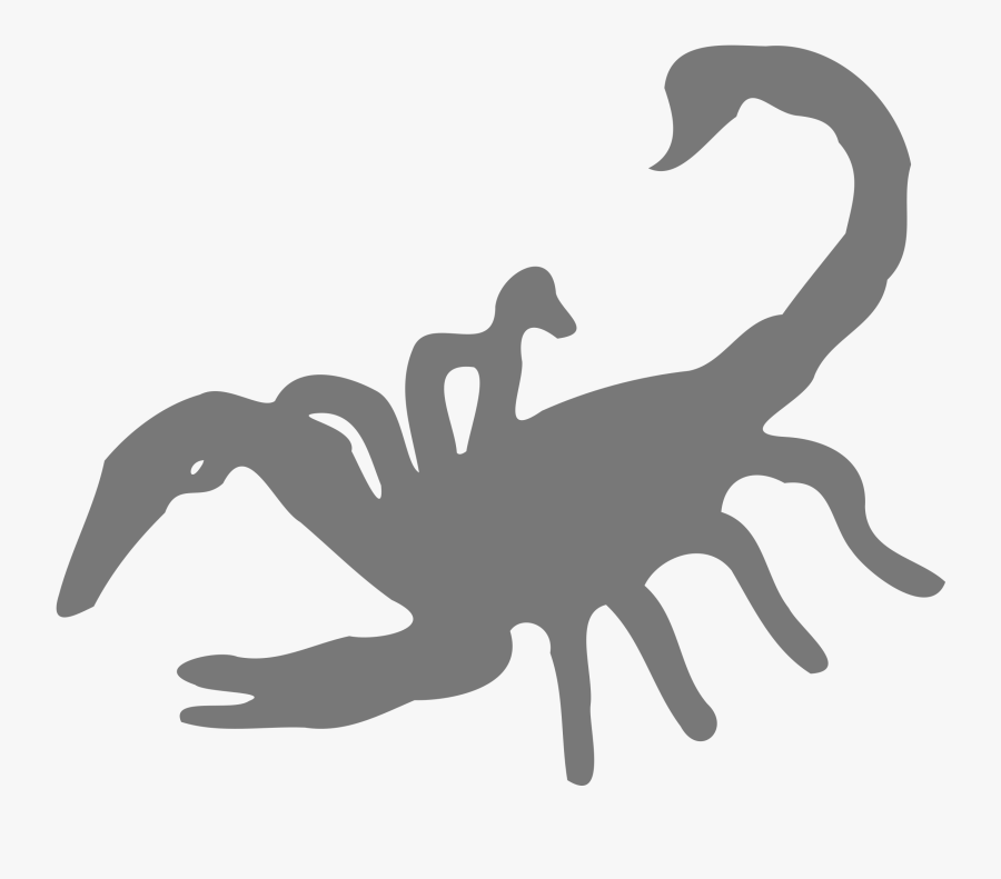 Scorpions Png Download - Easy Silhouette Scorpion, Transparent Clipart