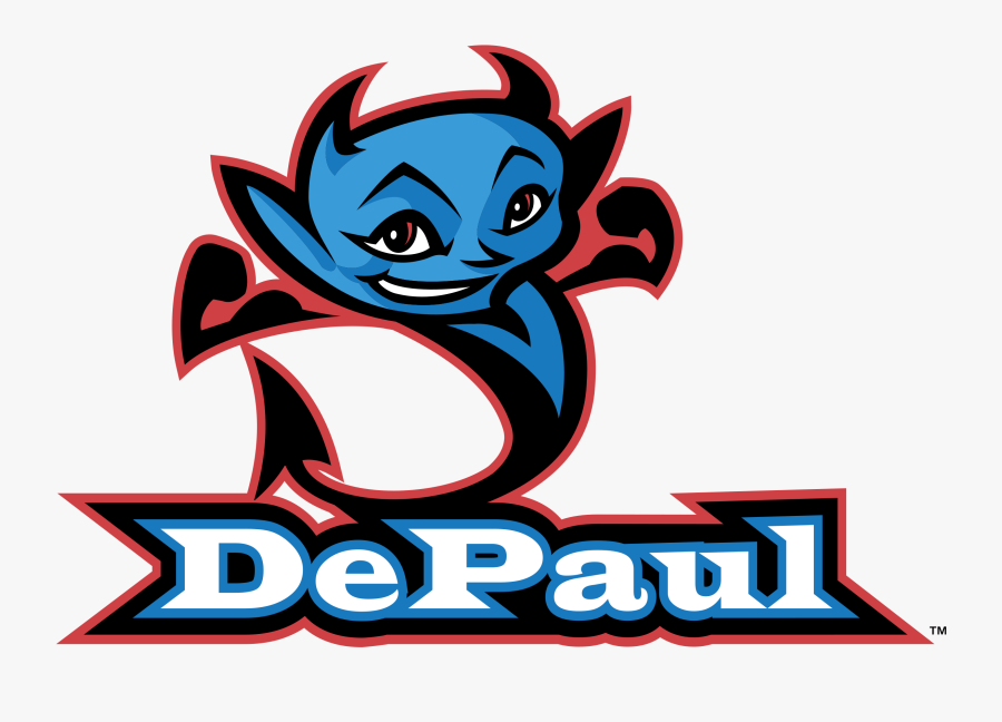 Depaul Blue Demons Logo Png Transparent - Depaul Blue Demon Logo, Transparent Clipart