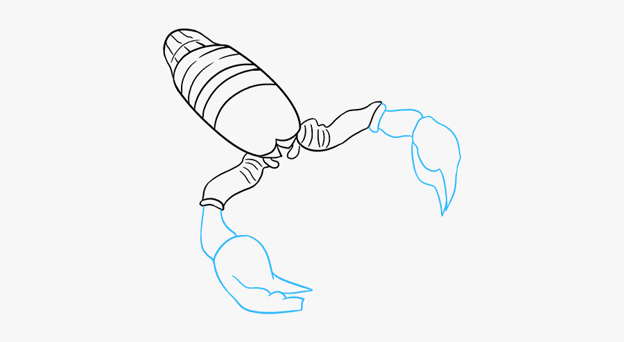 How To Draw Scorpion - Illustration, Transparent Clipart