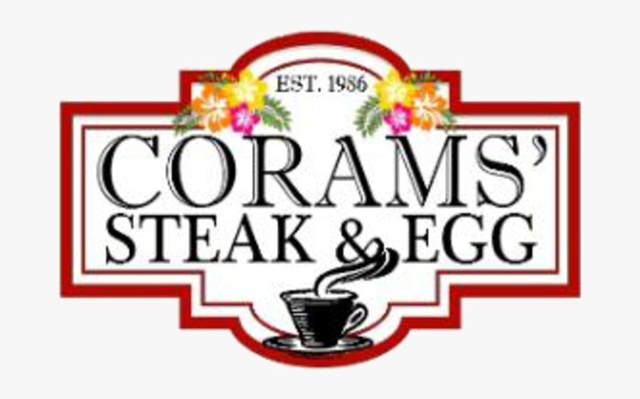 Coram"s Steak And Egg Delivery - Coffee, Transparent Clipart