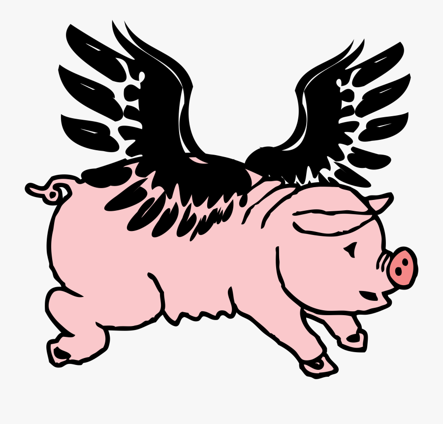 Clip Art Pigs Flying Clipart - Pig From Gingerbread Man, Transparent Clipart