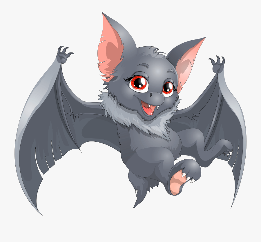 Bat Cartoon Image - Cartoon Bat Png, Transparent Clipart