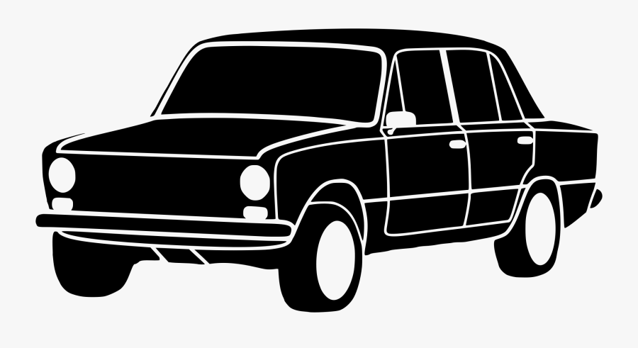 Clipart - Car Clipart Png Black And White, Transparent Clipart