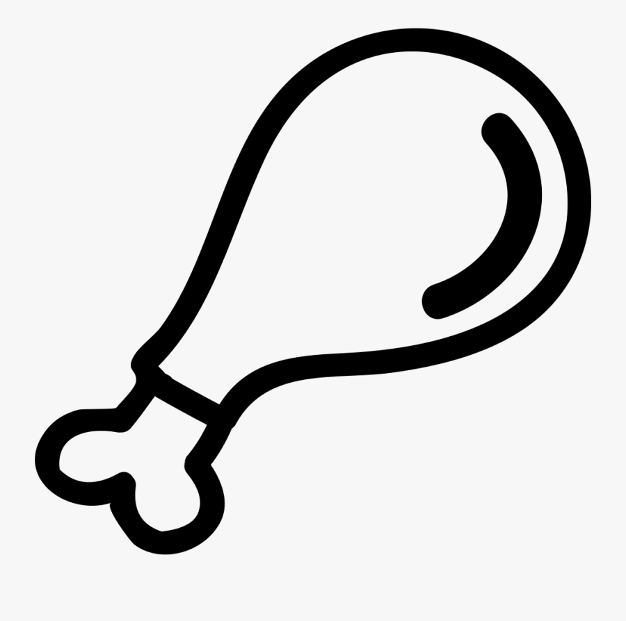 Png Library Stock Meat Schnitzel Computer Icons - Black And White Meat Clipart, Transparent Clipart