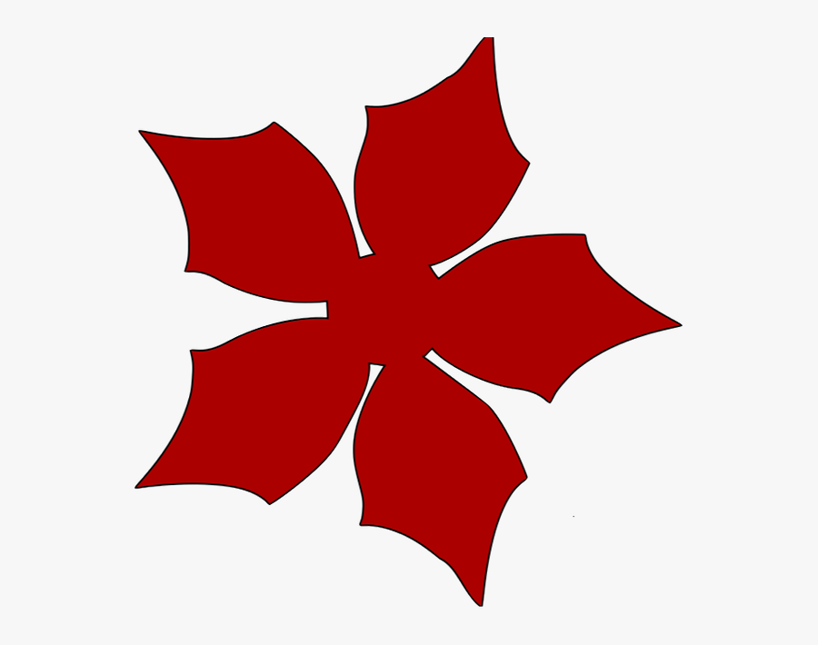 Poinsettia Clipart Design, Transparent Clipart