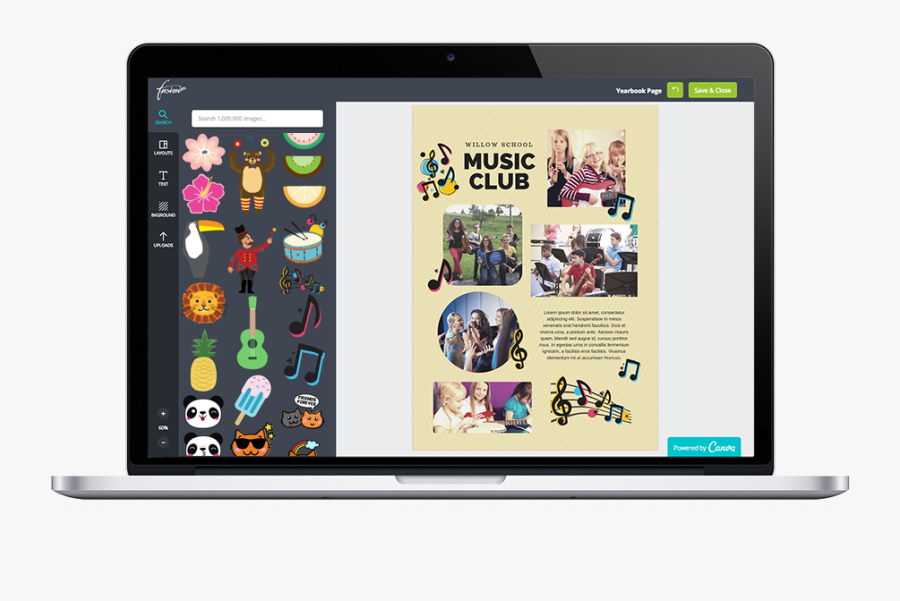 Yearbook Clipart Laptop - Primary School Yearbook Page Ideas, Transparent Clipart