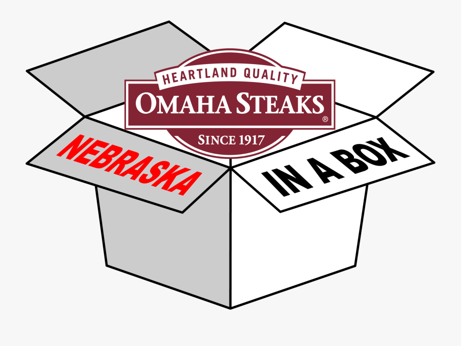 Omaha Steaks Nebraska Box, Transparent Clipart