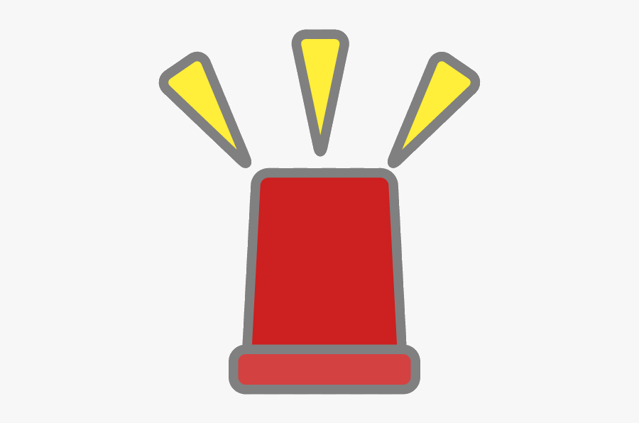 Emergency Lamp Free Icon Clip Art Illustration Material - ランプ フリー 素材 イラスト, Transparent Clipart