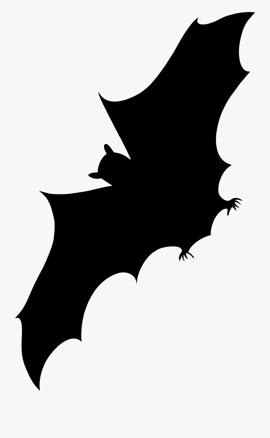 Clipart - Bat Silhouette Png, Transparent Clipart