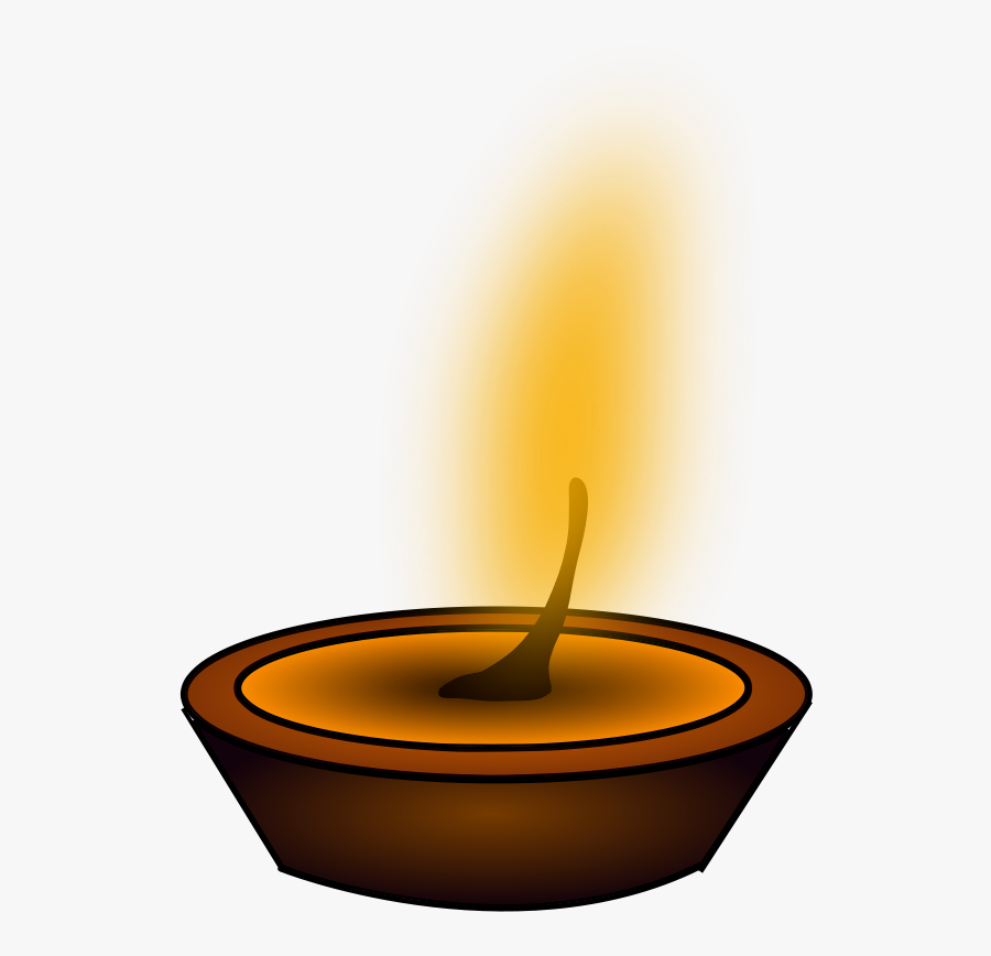 Buddhist Light - Candle Light Vector Png, Transparent Clipart