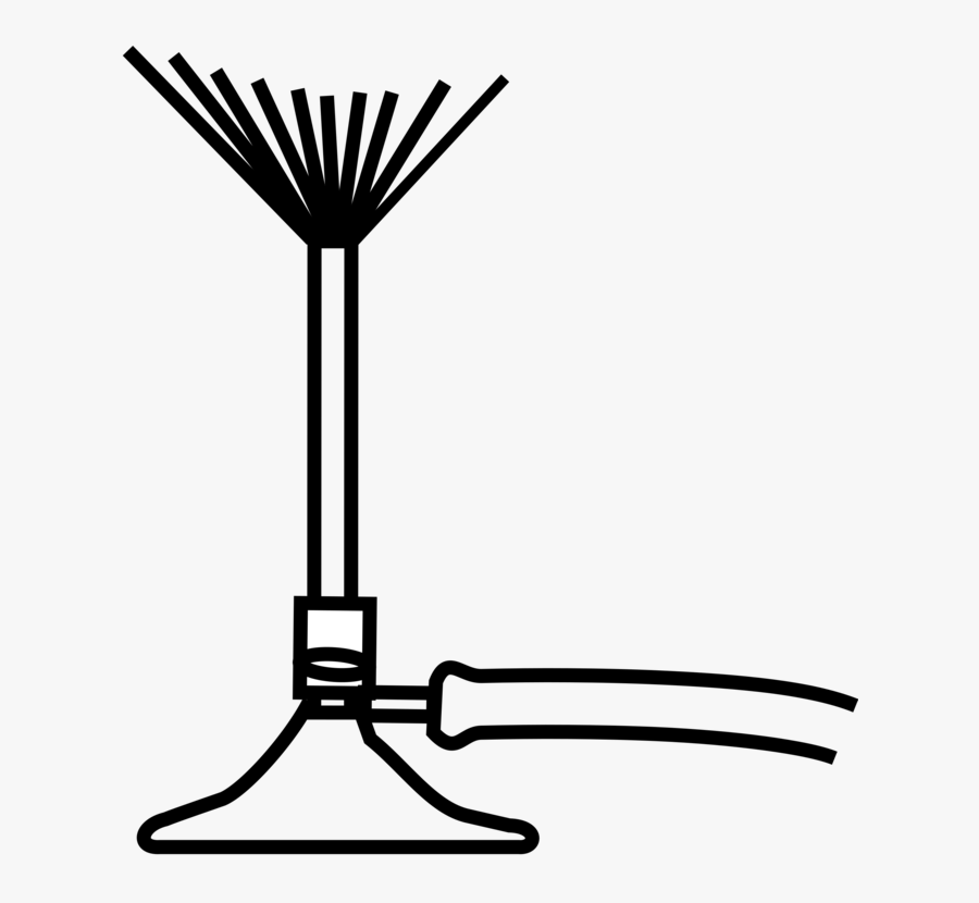 Lamp Svg Clip Arts - Bunsen Burner Drawing Simple, Transparent Clipart