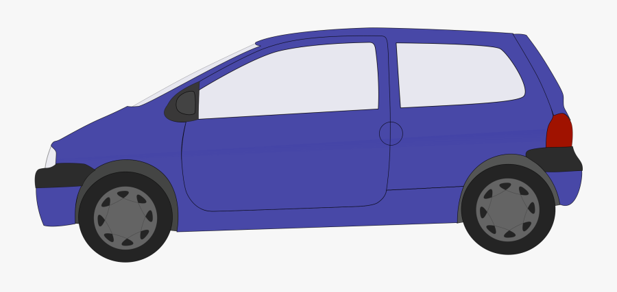 Blue Car Clipart Back Car - Transparent Background Animated Car, Transparent Clipart