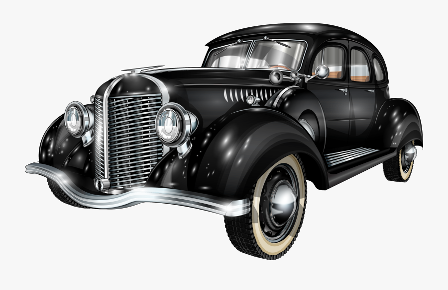 Retro Car Png Clip Art - Vintage Car Png, Transparent Clipart