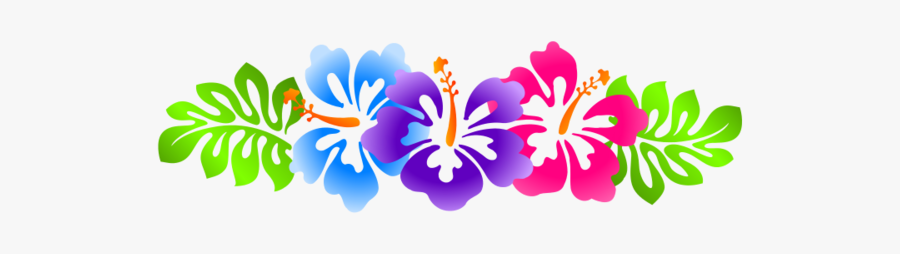 Clip Art File Clip Art Borders - Luau Flower Clip Art, Transparent Clipart