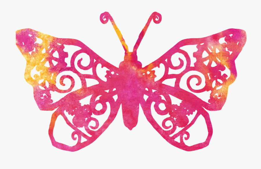 Butterfly, Pink, Clipart, Cute, Flying, Wings, Nature - Png Format Pink Butterfly Flying Png, Transparent Clipart