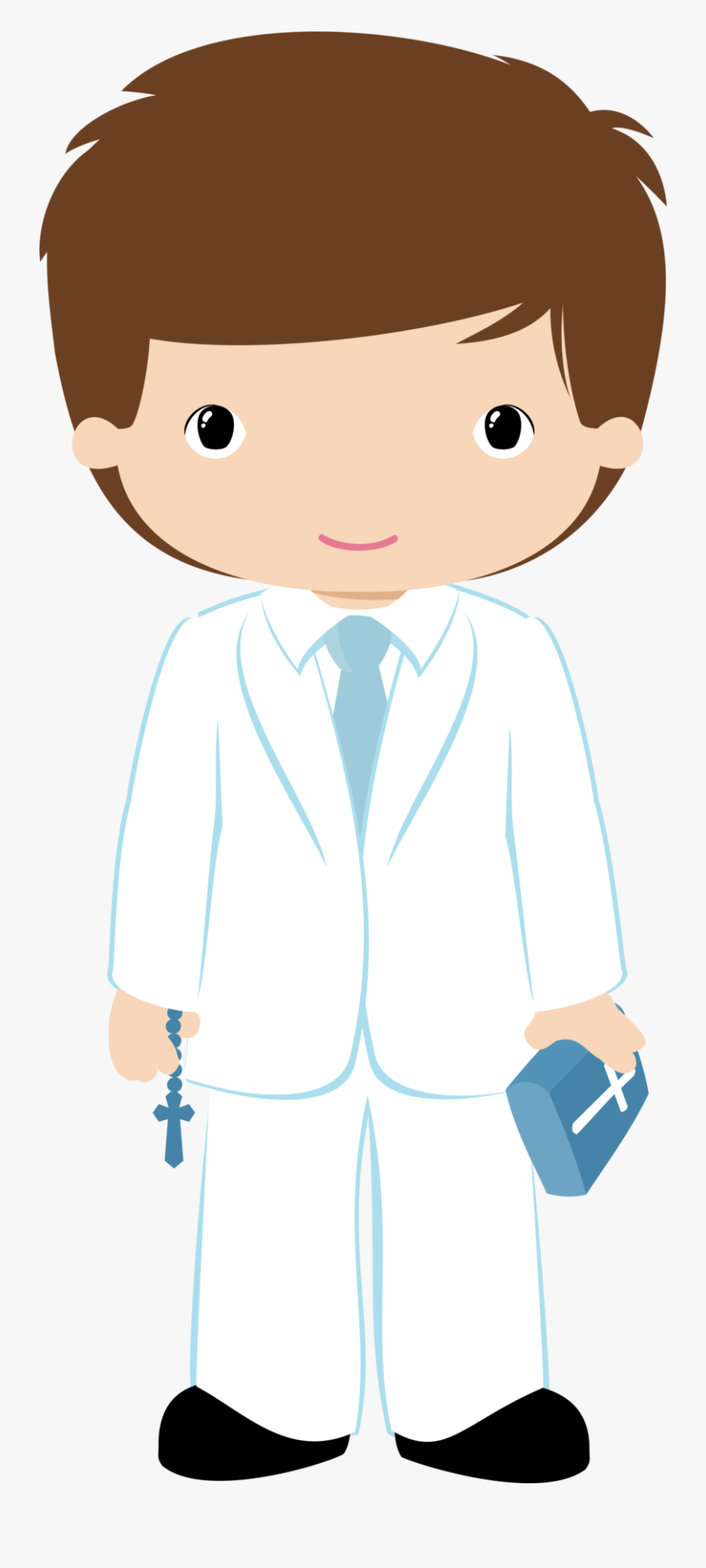 Boys In Their First Communion Clip Art - Communion Boy Clipart, Transparent Clipart