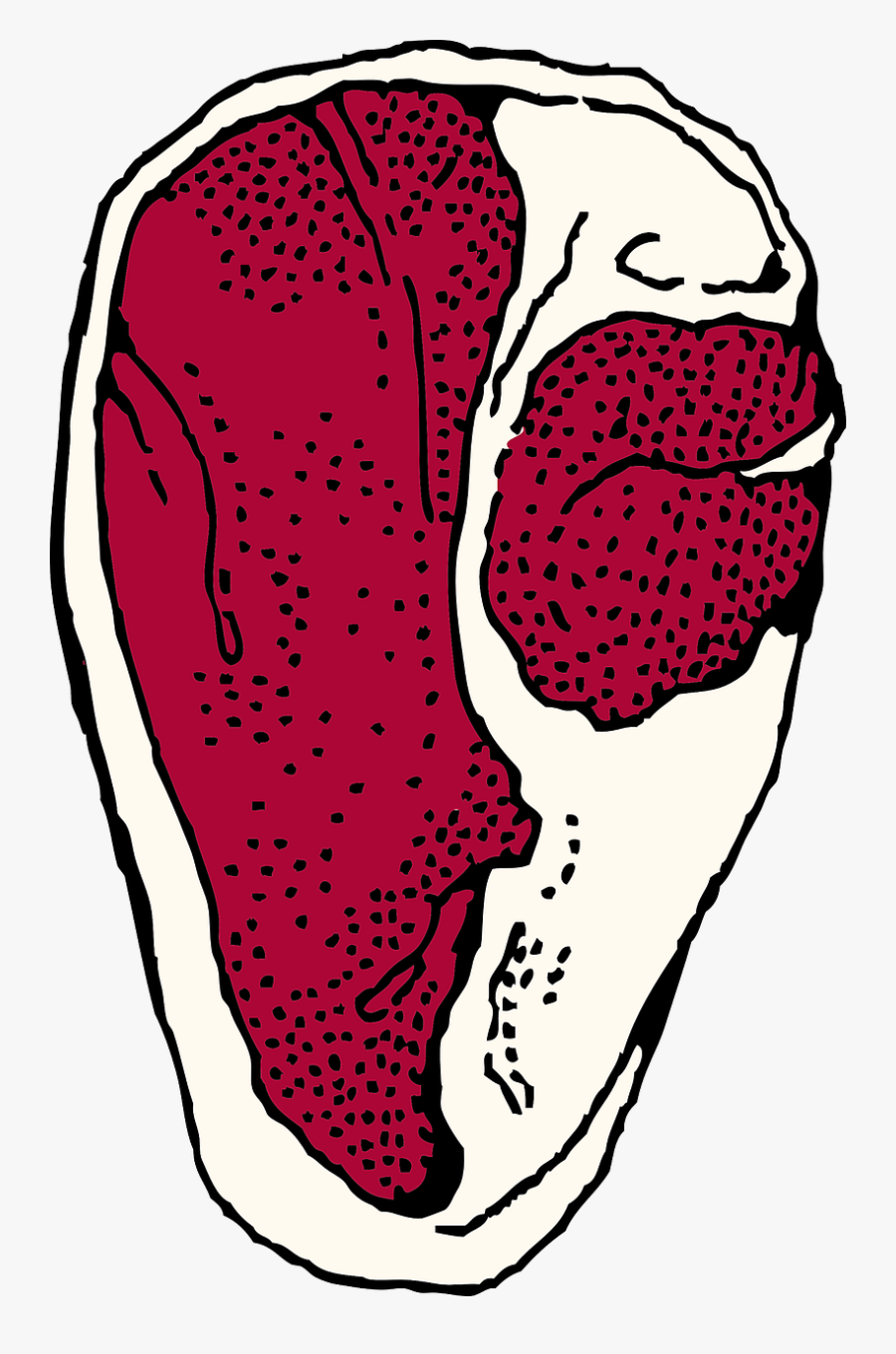 Steak Beef Meat - Prime Rib Clipart, Transparent Clipart
