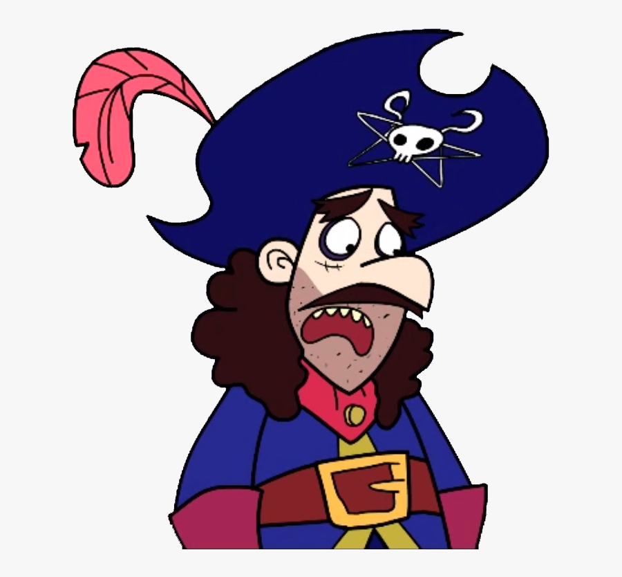 Villainous Pirate, Transparent Clipart