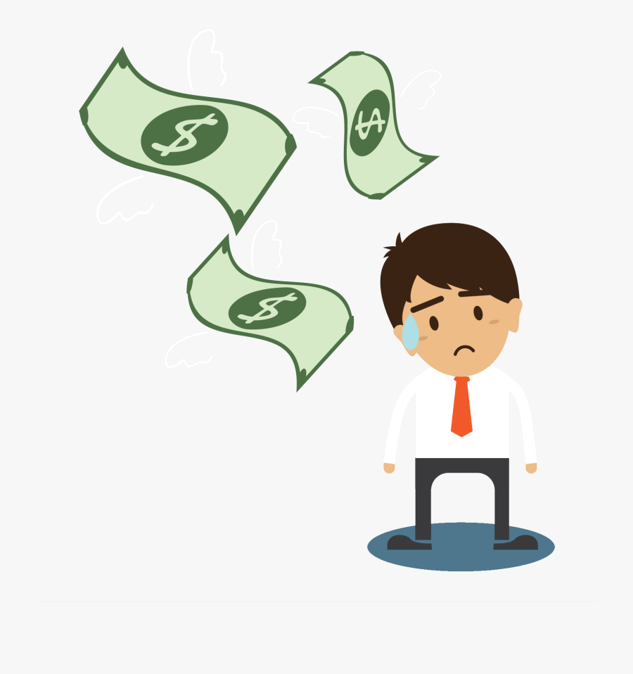 Refund Clipart Lost Money - Money Fly Icon Png, Transparent Clipart