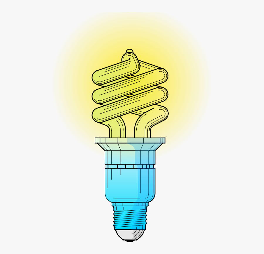 Liquid,energy,water - Fluorescent Light Bulb Clip Art, Transparent Clipart