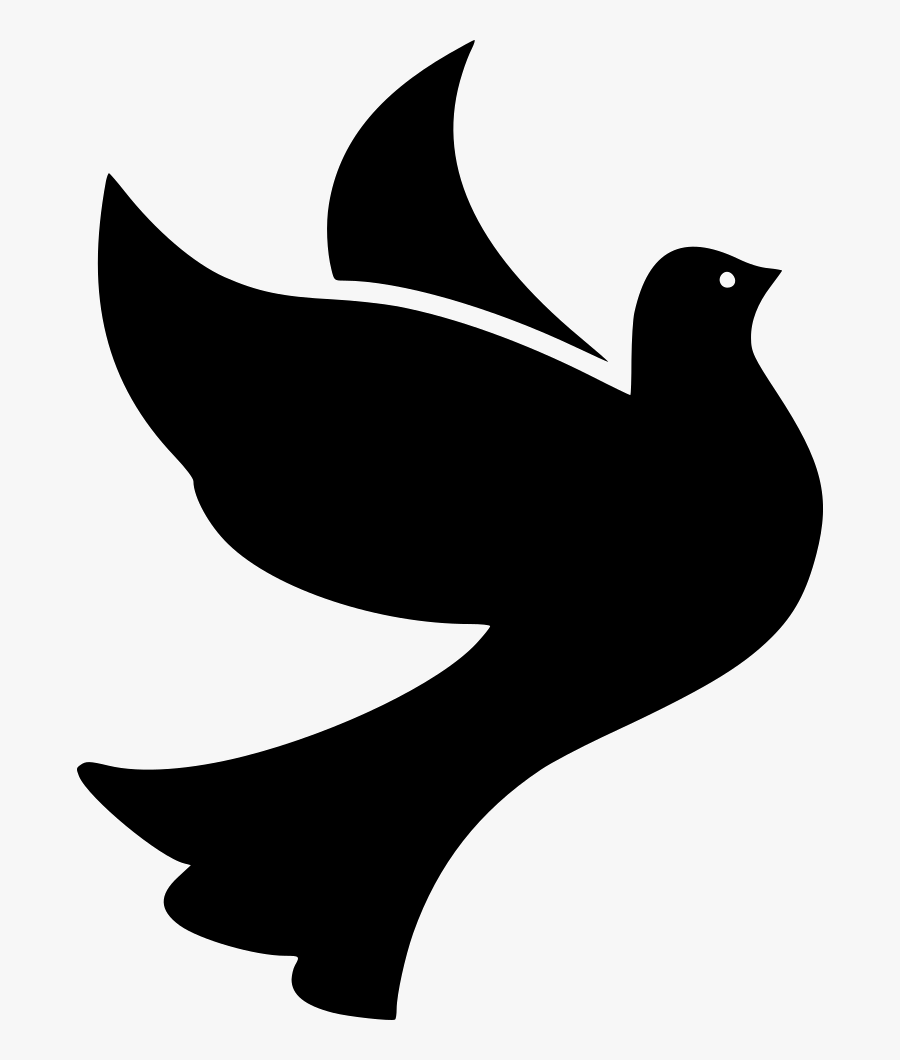 Bird Birds Dove Doves Flight Fly Flying Peace Comments - Dove Black And Whi...